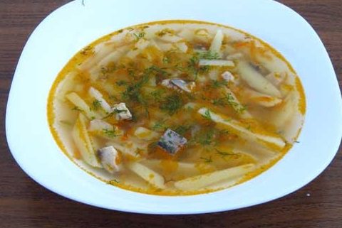 Рецепт с фото: Суп с сельдью. Селёдочный суп.