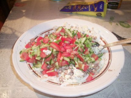Рецепт с фото: Салат Крабовые сласти. Крабовый салат.