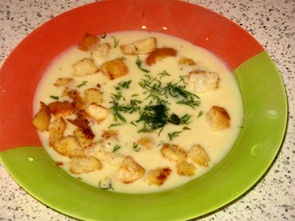 Рецепт с фото: Сырный суп-пюре